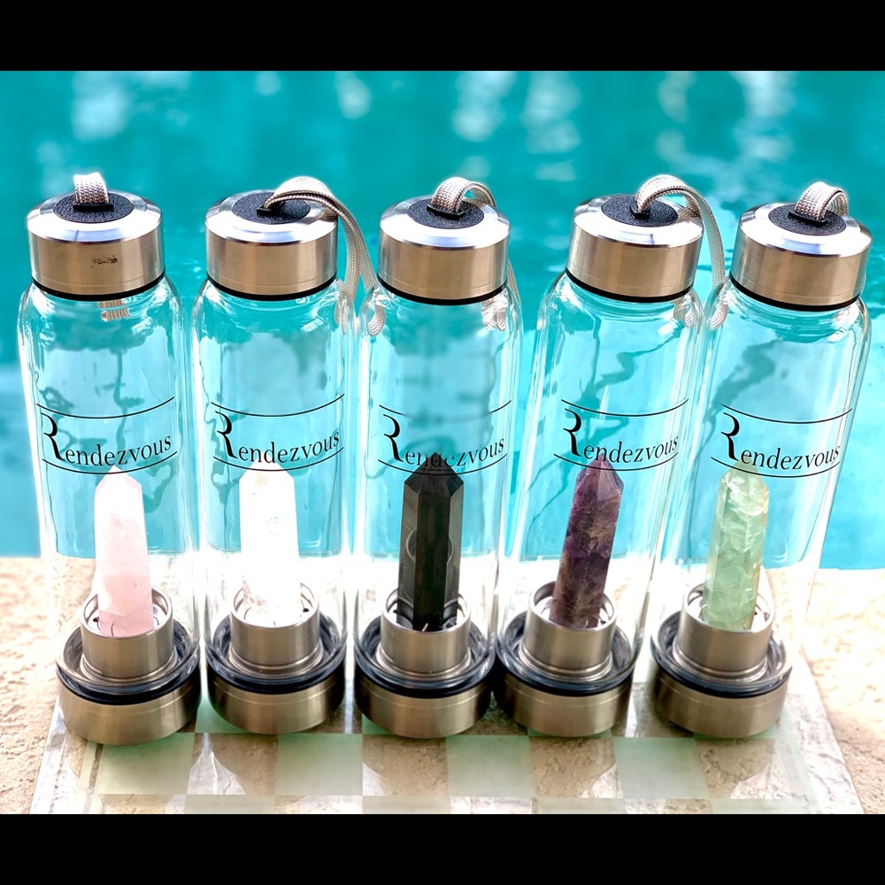 Crystal water bottle